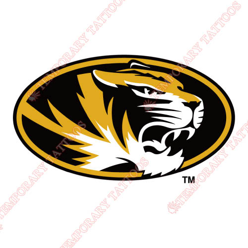 Missouri Tigers Customize Temporary Tattoos Stickers NO.5141